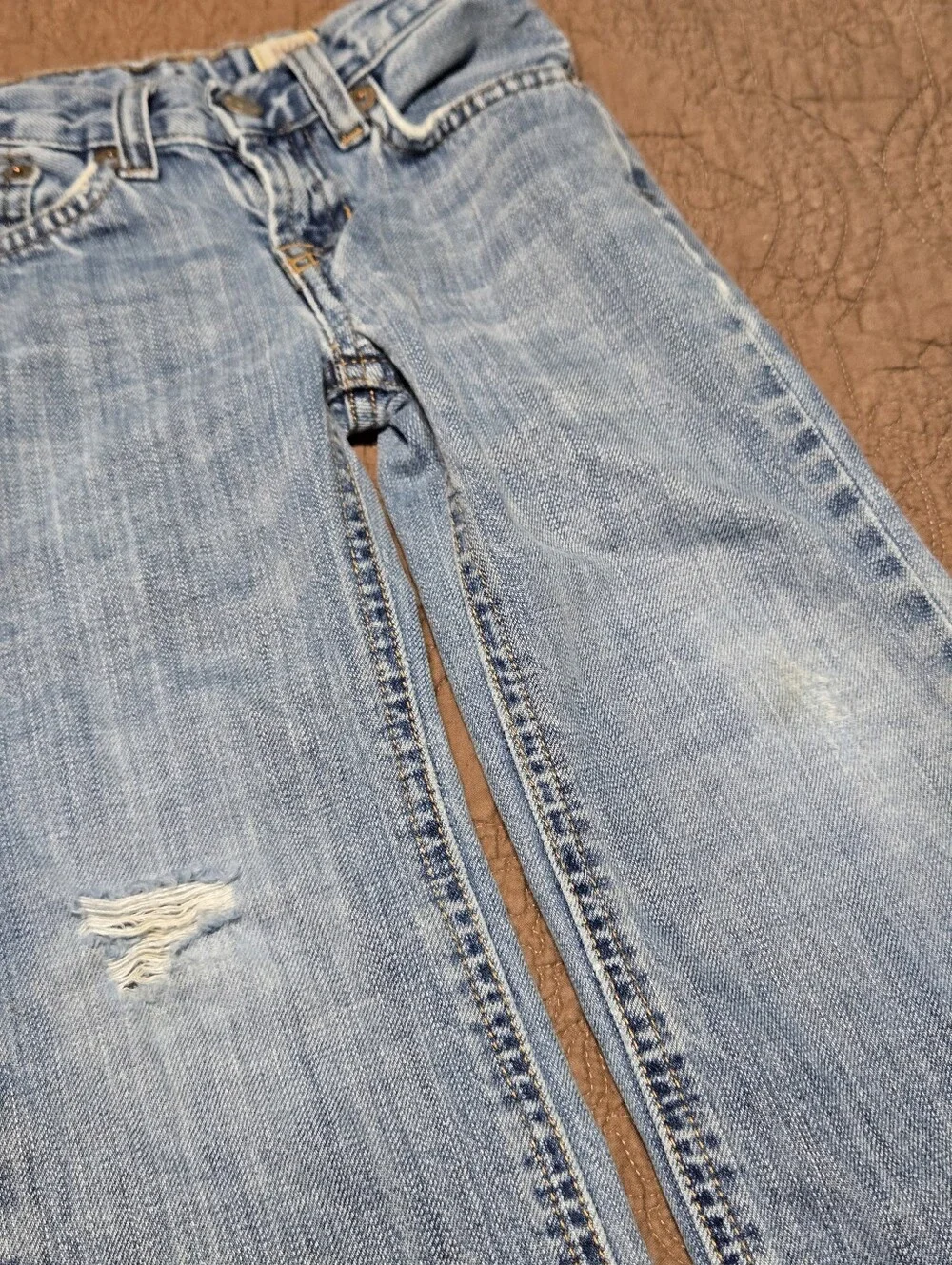 Polo Ralph Lauren Sullivan Slim Toddler Boys Distressed Blue Jeans Size 4T Y4